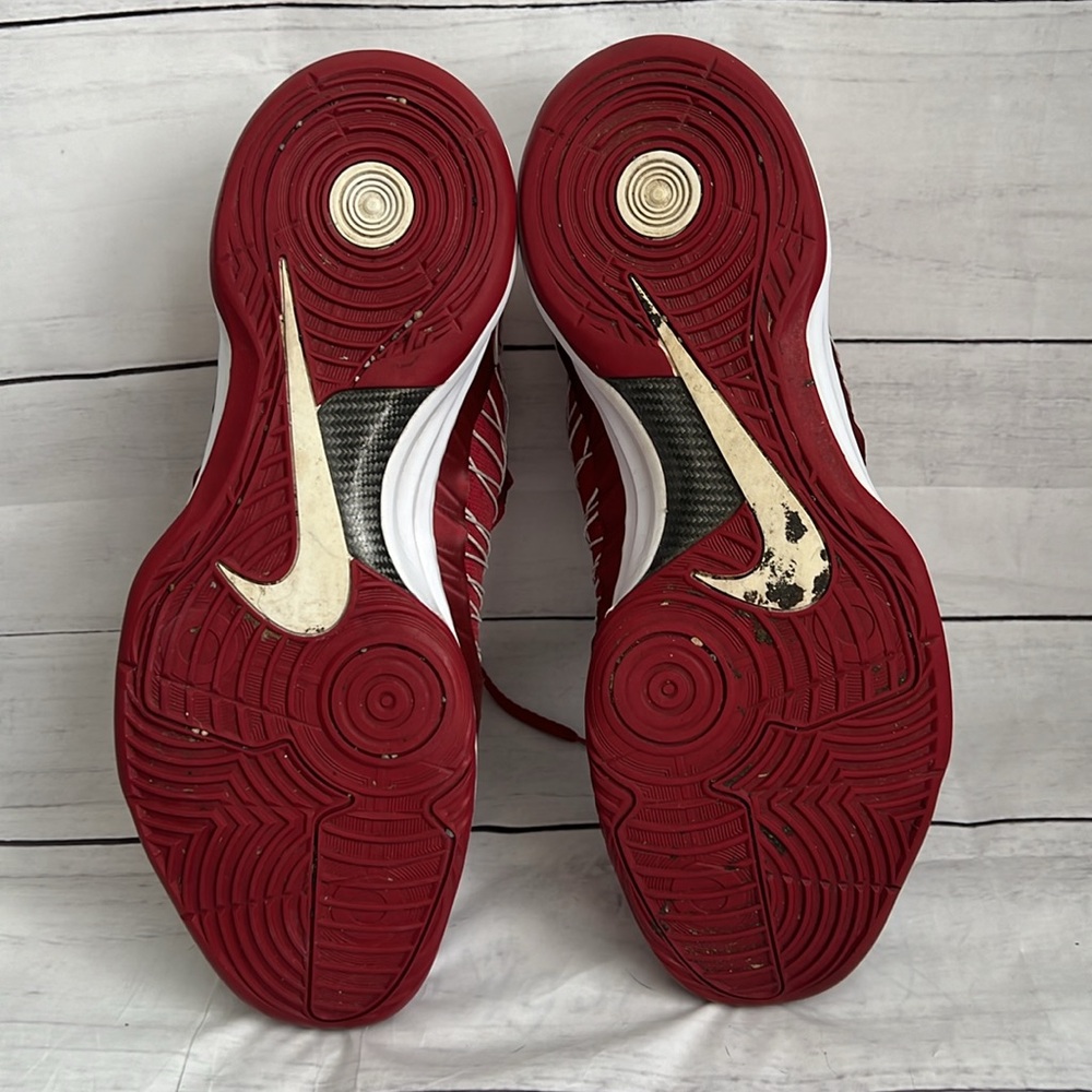 Summer Sale: Nike Hyperdunk TB Maroon High Top 524882-600 Mens Size: 17 - Picture 8 of 10